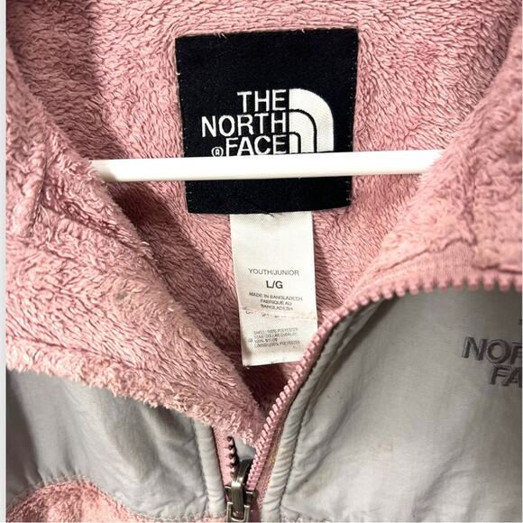 The North Face Pink and Gray Fleece Jacket - Picture 3 of 5